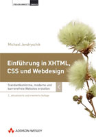Buchcover: Einführung in XHTML, CSS und Webdesign