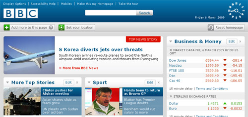 BBC Homepage