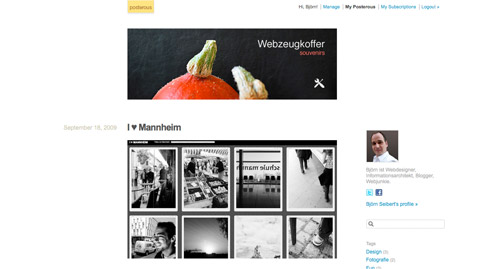 Webzeugkoffer Souvenirs