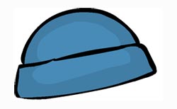 Blue Beanie