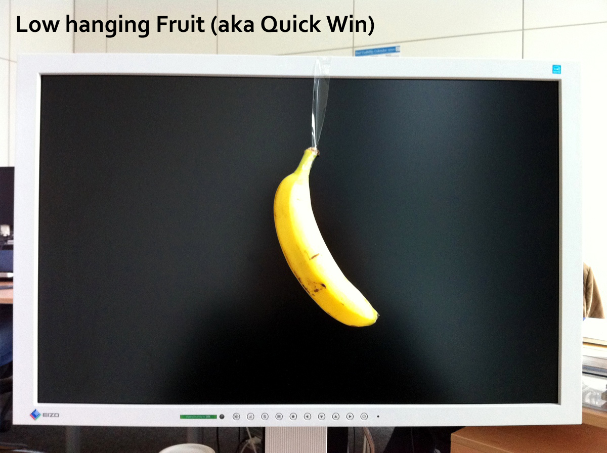 Tief hängende Frucht